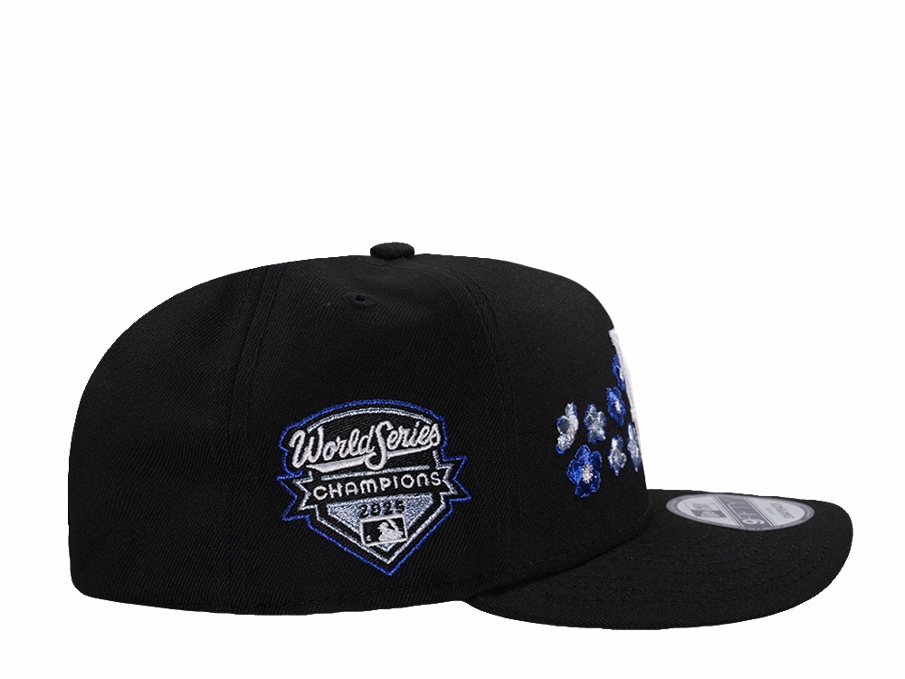 New Era Los Angeles Dodgers World Series Champions 25 Flower Black Prime Edition 9Fifty A Frame Snapback Gorra