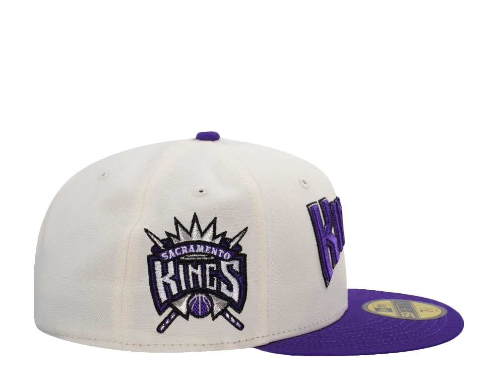 New Era Sacramento Kings Chrome Two Tone Edition 59Fifty Fitted Gorra