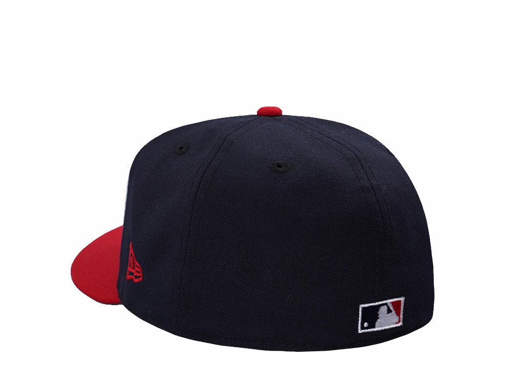 New Era Atlanta Braves World Series 1995 Navy Two Tone Edition Pre Curved 59Fifty Fitted Gorra