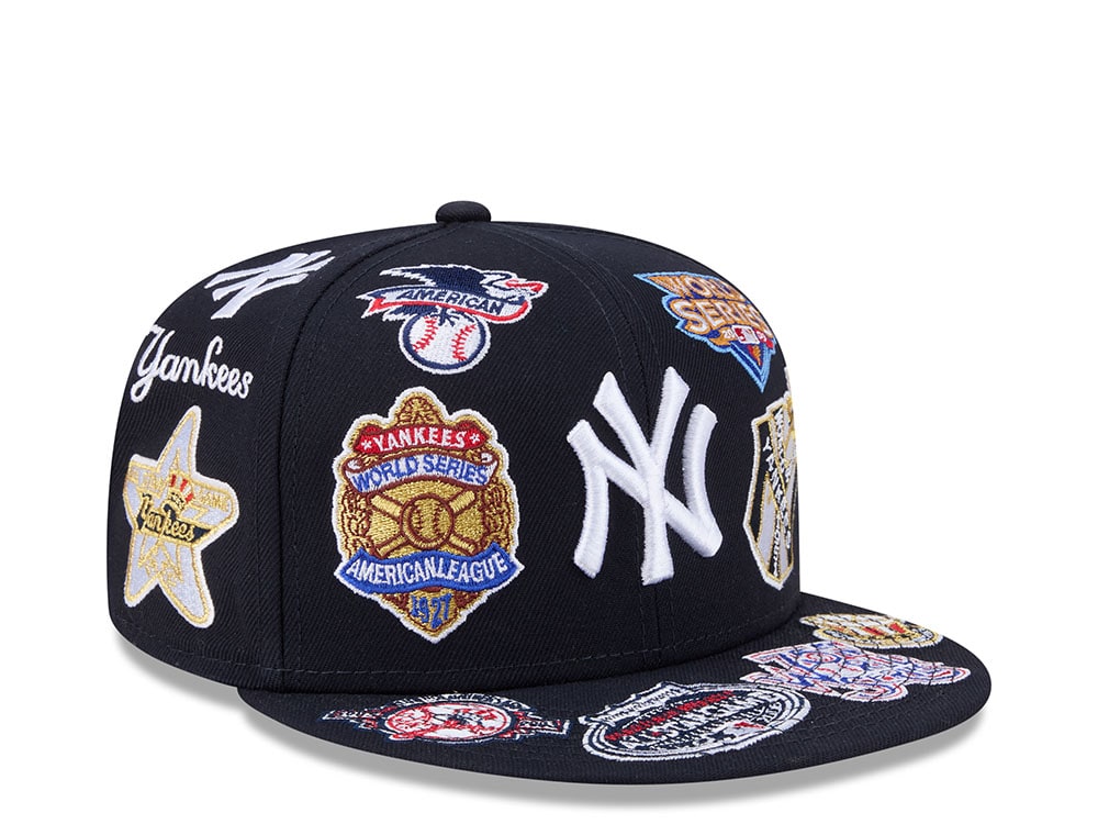 New Era New York Yankees All Over Navy Edition 59Fifty Fitted Gorra
