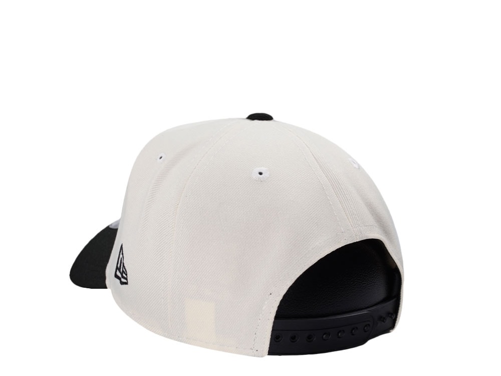 New Era Detroit Lions Chrome Black Two Tone Edition 9Forty A Frame Snapback Gorra