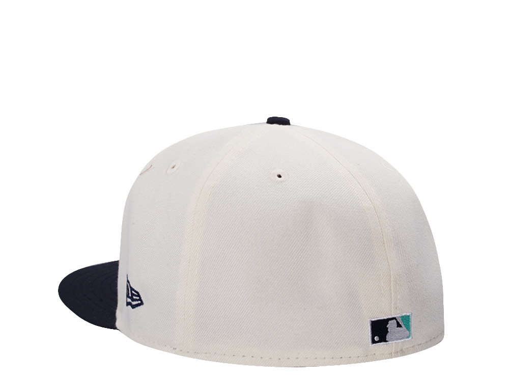 New Era Seattle Mariners 40th Anniversary Mermaid Chrome Two Tone Editon 59Fifty Fitted Gorra