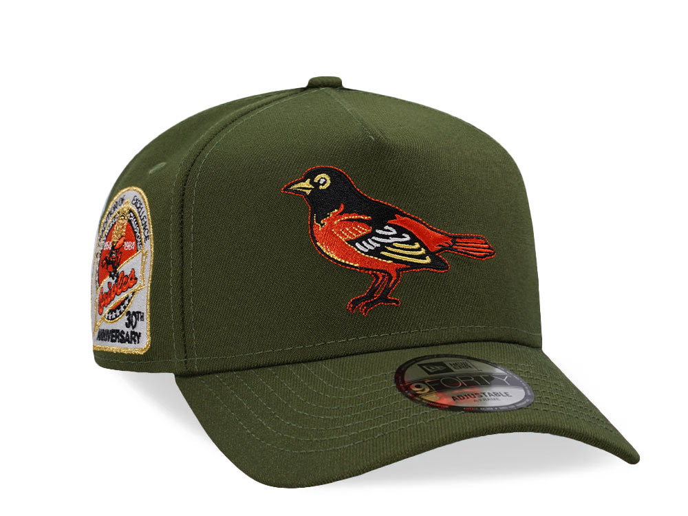 New Era Baltimore Orioles 30th Anniversary Rifle Prime Edition 9Forty A Frame Snapback Gorra