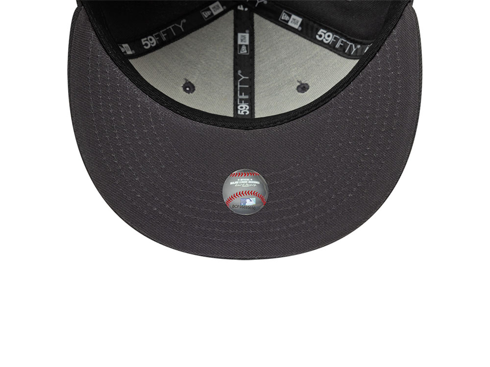 New Era New York Yankees Plain Black Prime Edition 59Fifty Fitted Gorra