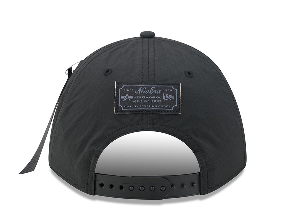 New Era Alpha Industries Los Angeles Dodgers Black Prime Edition 9Forty M Crown A Frame Snapback Gorra