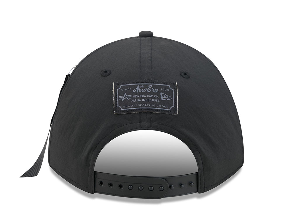 New Era Alpha Industries Chicago White Sox Black Prime Edition 9Forty M Crown A Frame Snapback Gorra