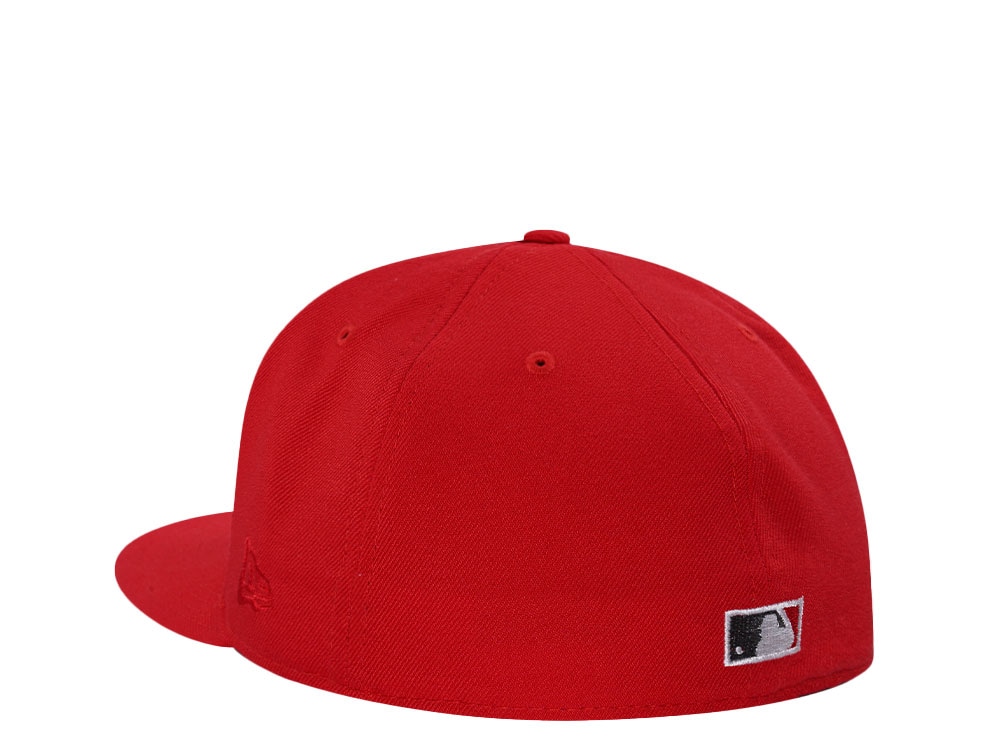 New Era Texas Rangers All Star Game 1995 Liquid Metal Red Edition 59Fifty Fitted Gorra