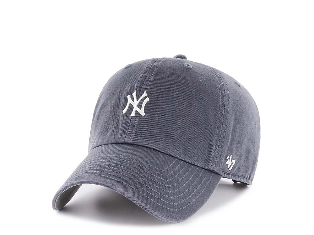 47Brand New York Yankees Vintage Navy Base Runner Clean up Strapback Gorra