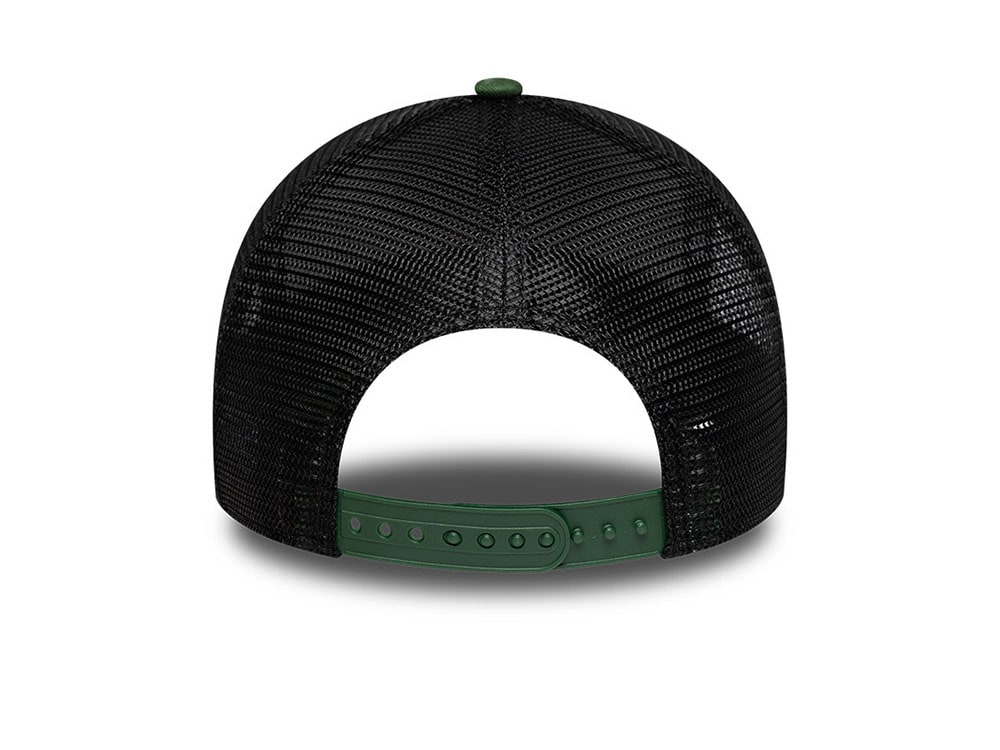 New Era Barcelona Fc Seasonal Dark Green Prime Edition 9Forty A Frame Trucker Snapback Gorra