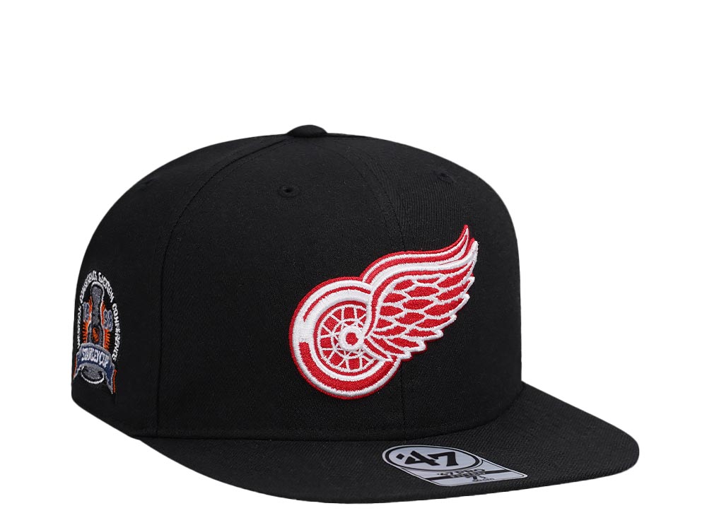 47Brand Detroit Red Wings Stanley Cup 1998 Vintage Black 47Pro Fitted Gorra