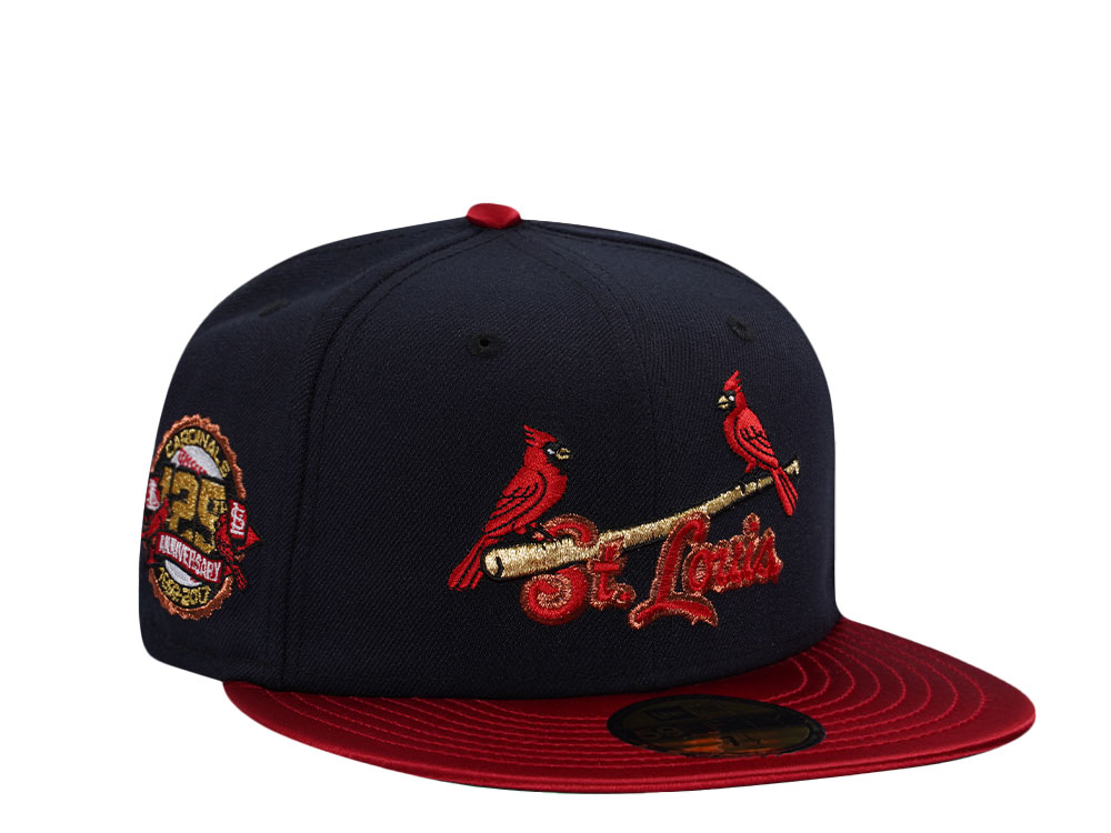 New Era St. Louis Cardinals 125th Anniversary Satin Brim Two Tone Edition 59Fifty Fitted Gorra