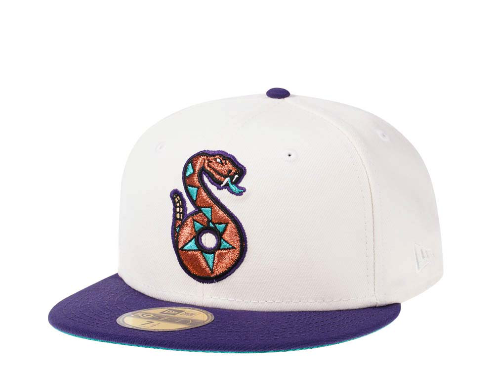 New Era Tucson Sidewinders Cream Dome Edition 59Fifty Fitted Gorra
