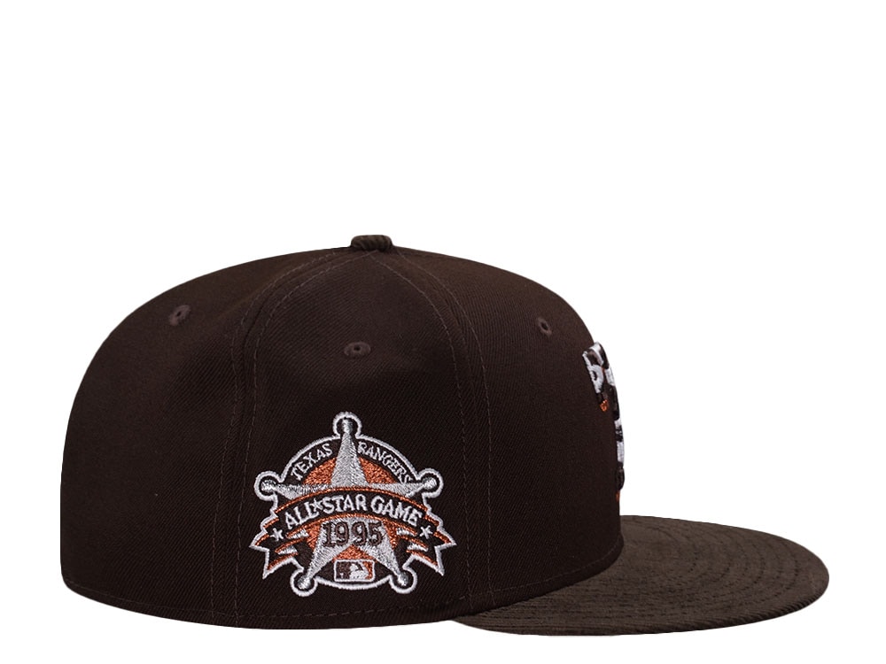 New Era Texas Rangers All Star Game 1995 Cow Cord Two Tone Edition 59Fifty Fitted Gorra
