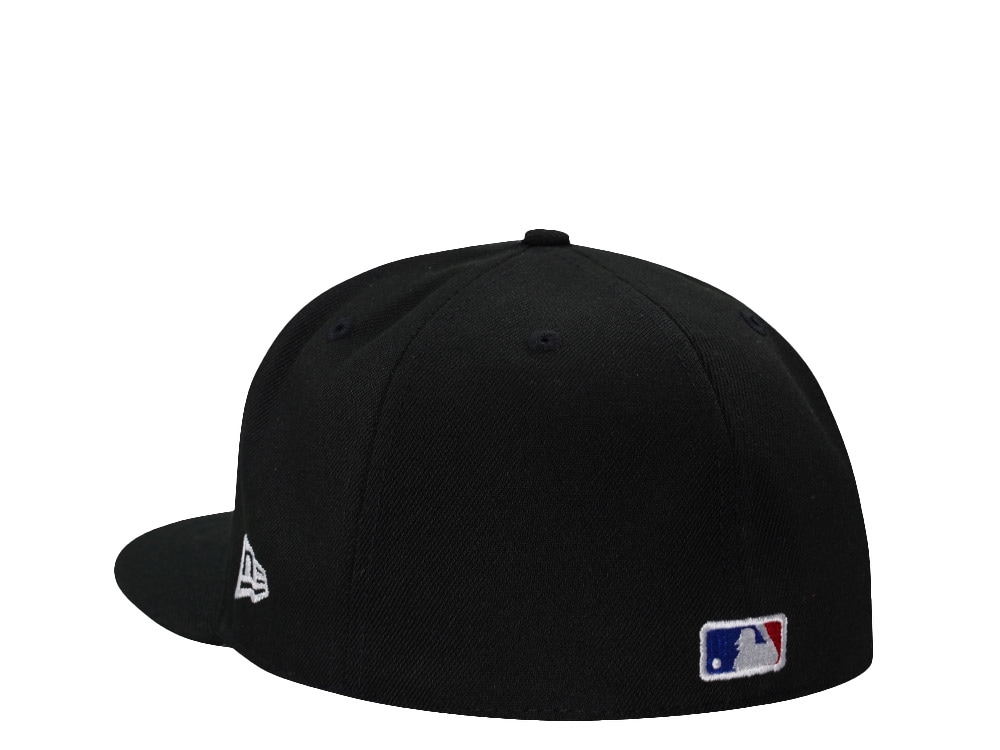 New Era Los Angeles Dodgers Back to Back World Series Champions Black Prime Edition 59Fifty Fitted Gorra