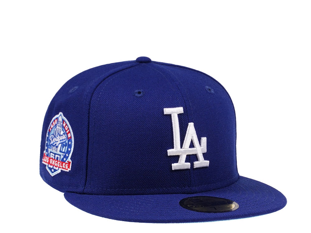 New Era Los Angeles Dodgers 60th Anniversary Glacier Blue Edition 59Fifty Fitted Gorra