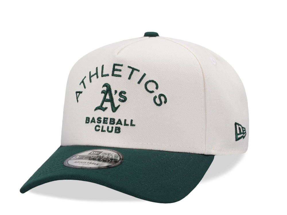 New Era Oakland Athletics Baseball Club Chrome Two Tone Edition 9Forty A Frame Snapback Gorra