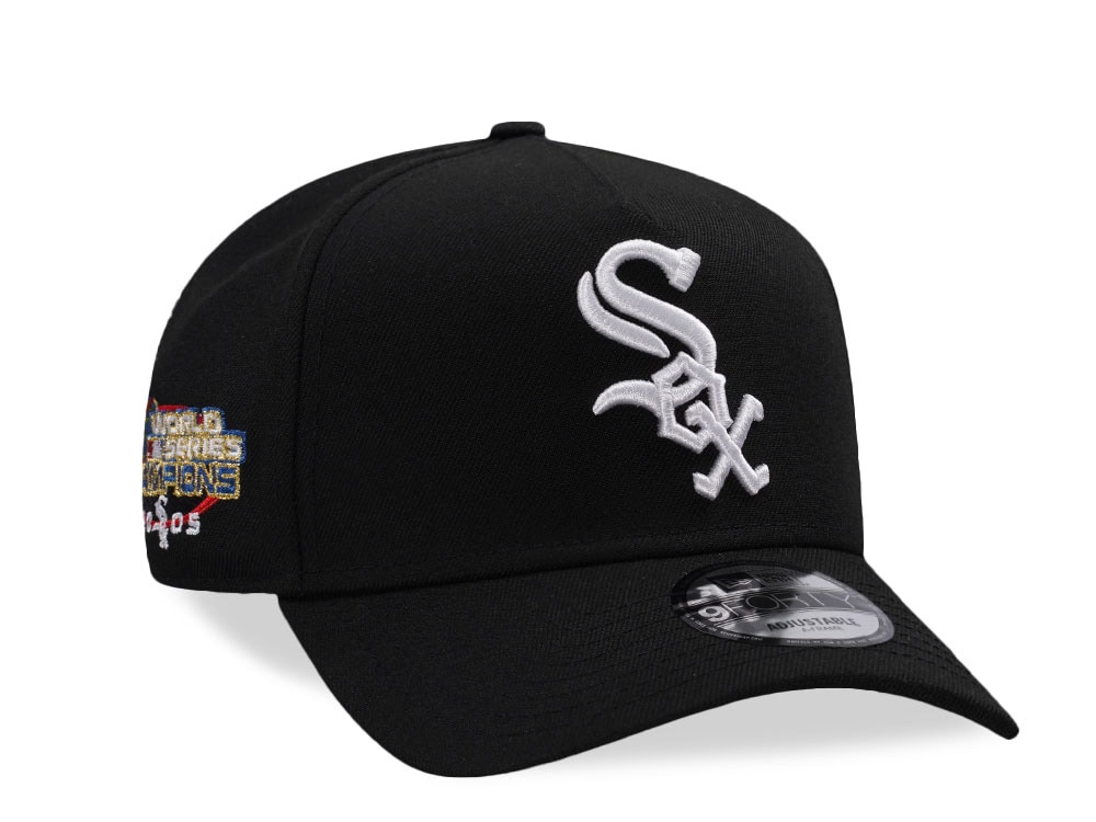 New Era Chicago White Sox World Series Champions 2005 Black Prime Edition 9Forty A Frame Snapback Gorra
