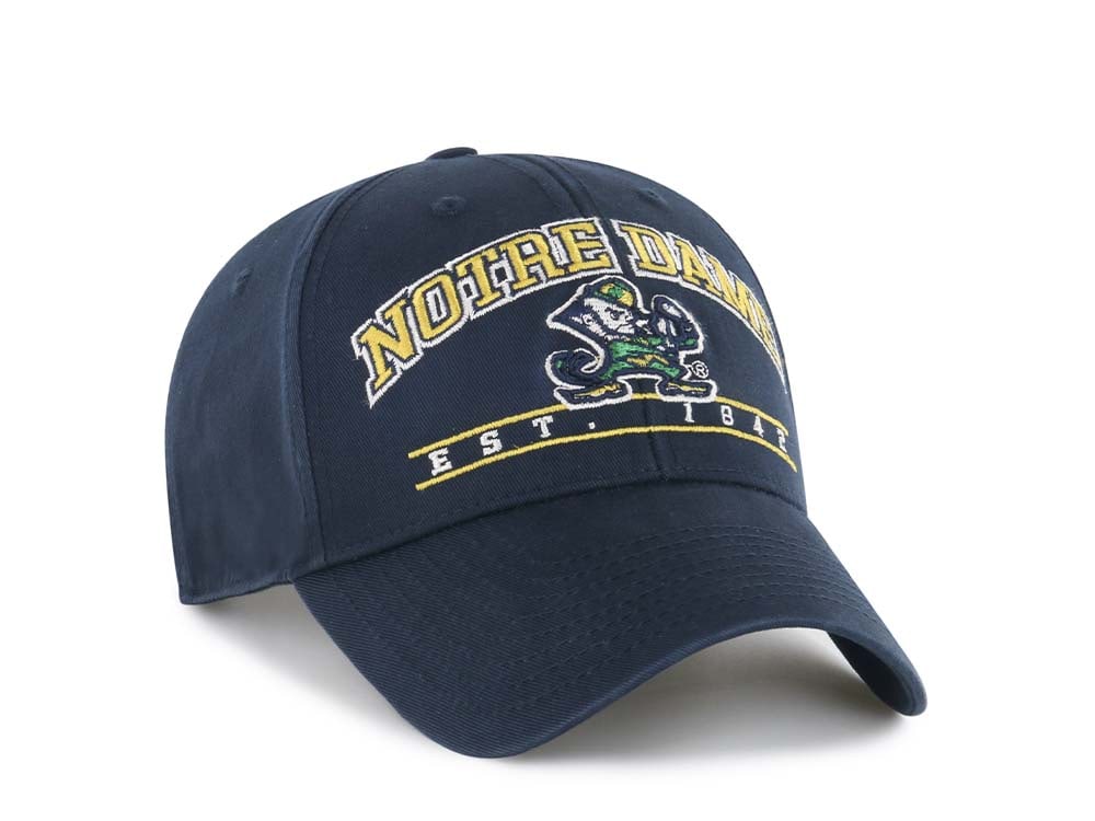 47Brand Notre Dame Fighting Irish Navy Fletcher MVP Strapback Gorra
