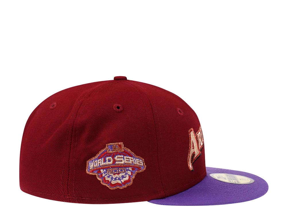 New Era Arizona Diamondbacks World Series 2001 Script Prime Edition 59Fifty Fitted Gorra