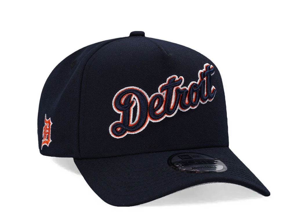 New Era Detroit Tigers Navy Classic Edition 9Forty A Frame Snapback Gorra