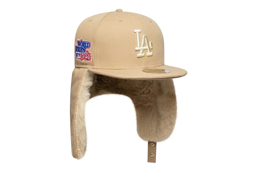 New Era Los Angeles Dodgers World Series 1981 Camel Prime Edition 59Fifty Dogear Fitted Gorra