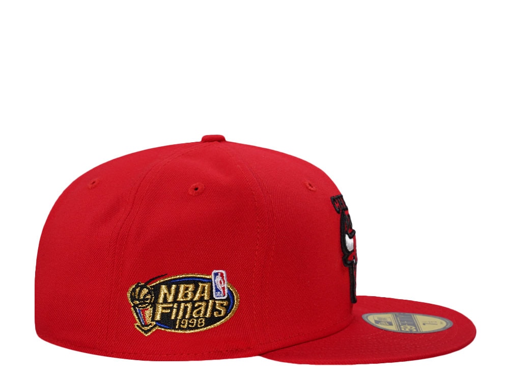 New Era Chicago Bulls NBA Finals 1996 Red Prime Edition 59Fifty Fitted Gorra
