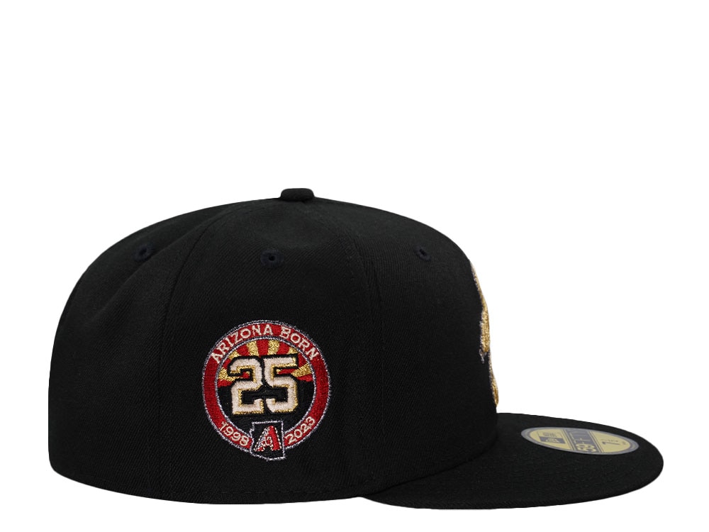 New Era Arizona Diamondbacks 25th Anniversary Serpientes Black Prime Edition 59Fifty Fitted Gorra