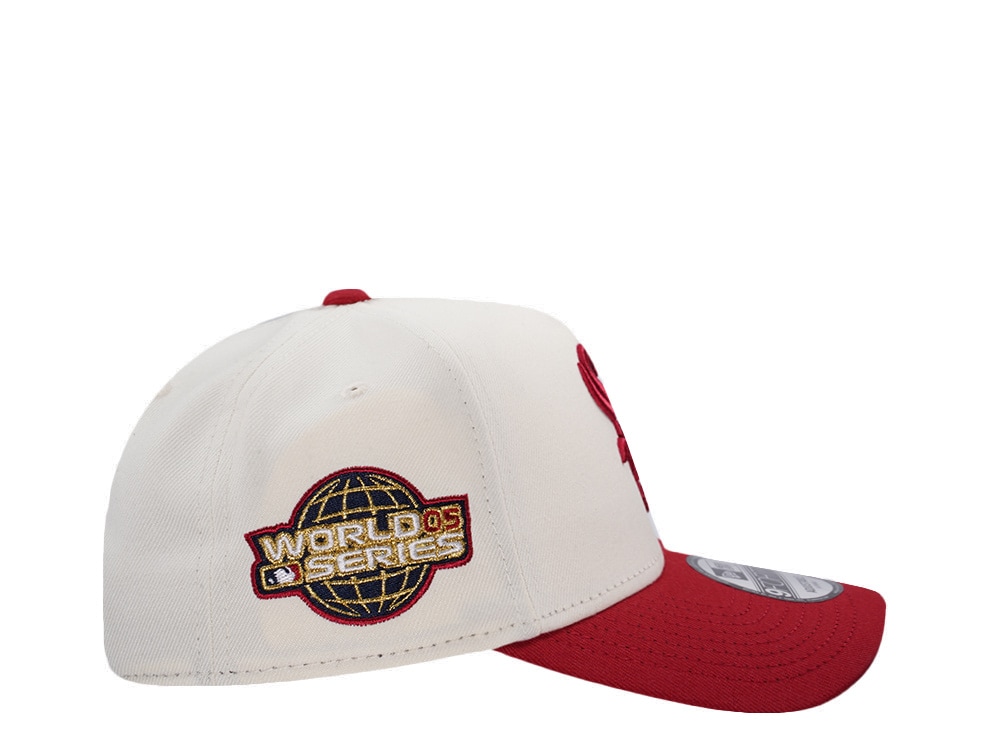 New Era Chicago White Sox World Series 2005 Chrome Two Tone Edition 9Forty A Frame Snapback Gorra