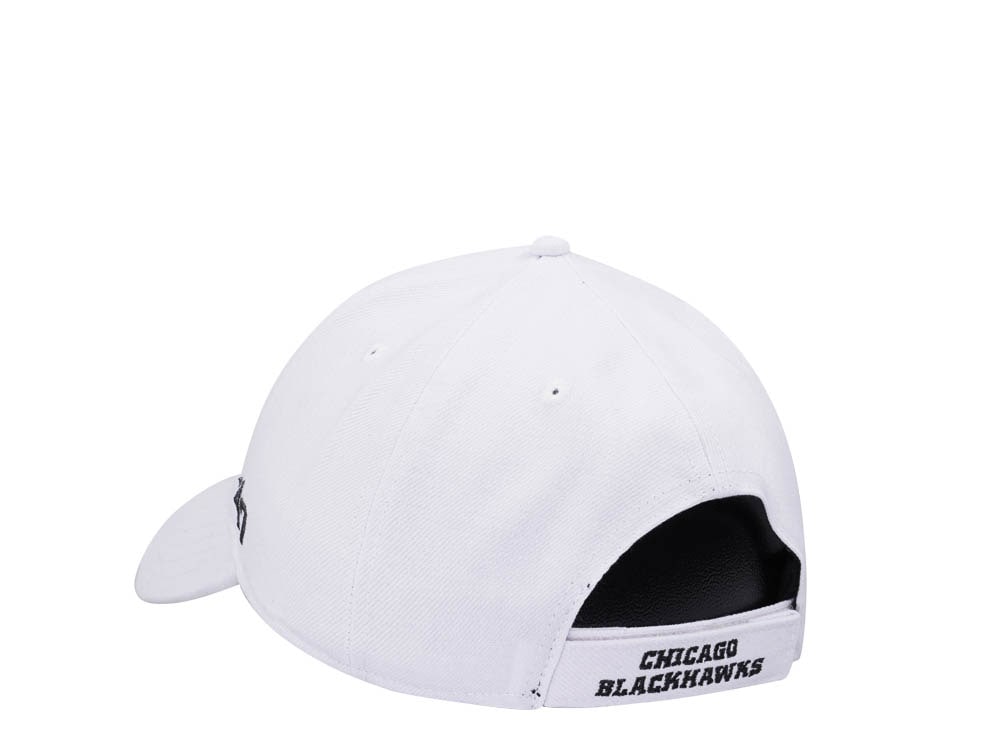 47Brand Chicago Blackhawks White MVP Snapback Gorra