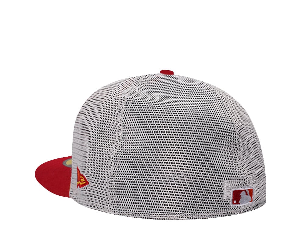 New Era Los Angeles Dodgers Beach Gold Two Tone Edition 59Fifty Trucker Fitted Gorra