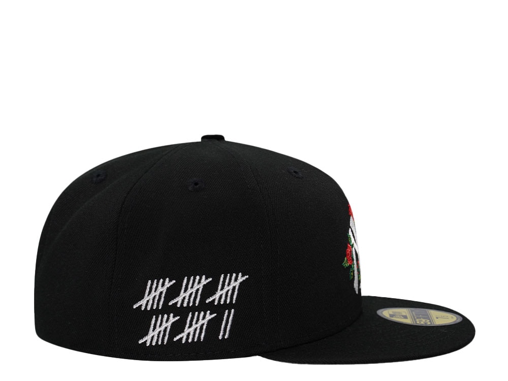 New Era New York Yankees Champions Roses Black Throwback Edition 59Fifty Fitted Gorra