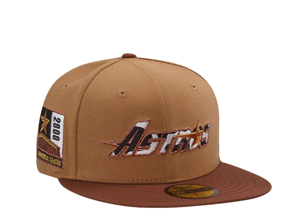 New Era Houston Astros Inaugural Season 2000 Wheat Two Tone Edition 59Fifty Fitted Gorra