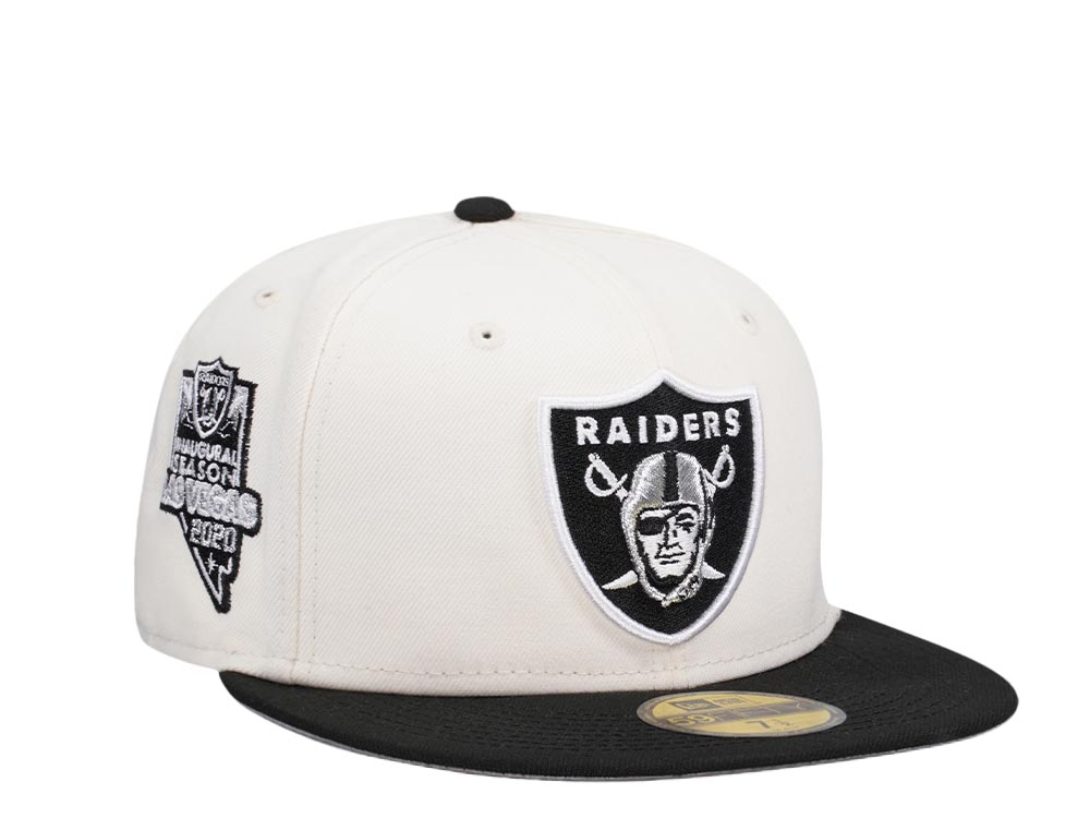 New Era Las Vegas Raiders Inaugural Season 2020 Chrome Two Tone Edition 59Fifty Fitted Gorra
