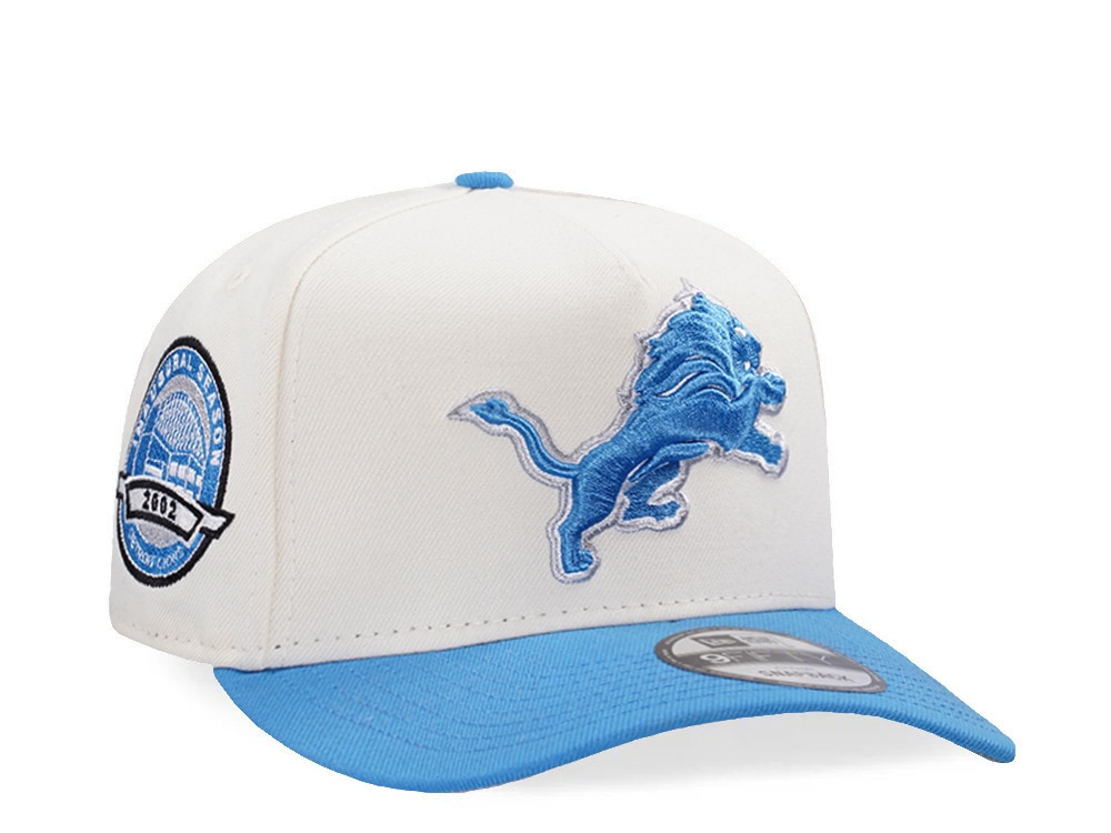 New Era Detroit Lions Inaugural Season Chrome Two Tone Edition 9Fifty A Frame Snapback Gorra