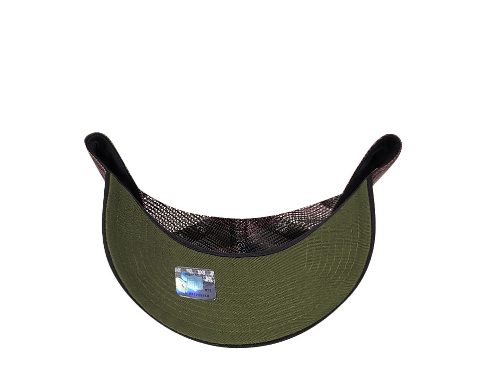 New Era Carolina Panthers Camo 9Forty A Frame Trucker Snapback Gorra