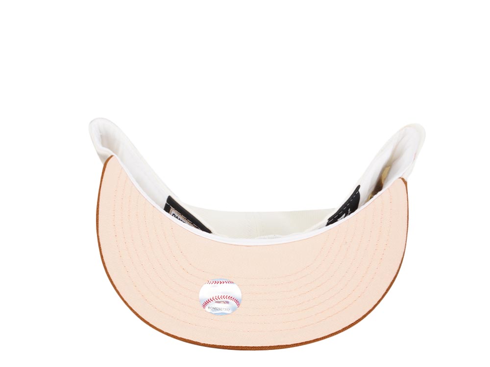 New Era Florida Marlins World Series 2003 Cream Peach Copper Two Tone Edition 59Fifty Fitted Gorra