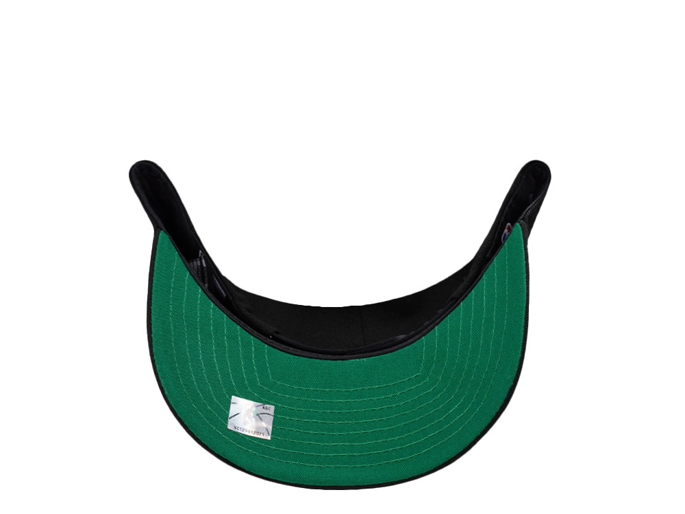New Era Boston Celtics Black Throwback Edition 9Fifty A Frame Snapback Gorra