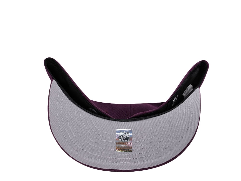 New Era Anaheim Ducks Stanley Cup Champs 2007 Plum Prime Edition 59Fifty Fitted Gorra