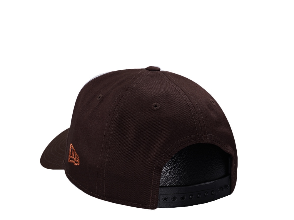 New Era Texas Rangers 40th Anniversary Burnt Wood Prime Edition 9Forty A Frame Snapback Gorra