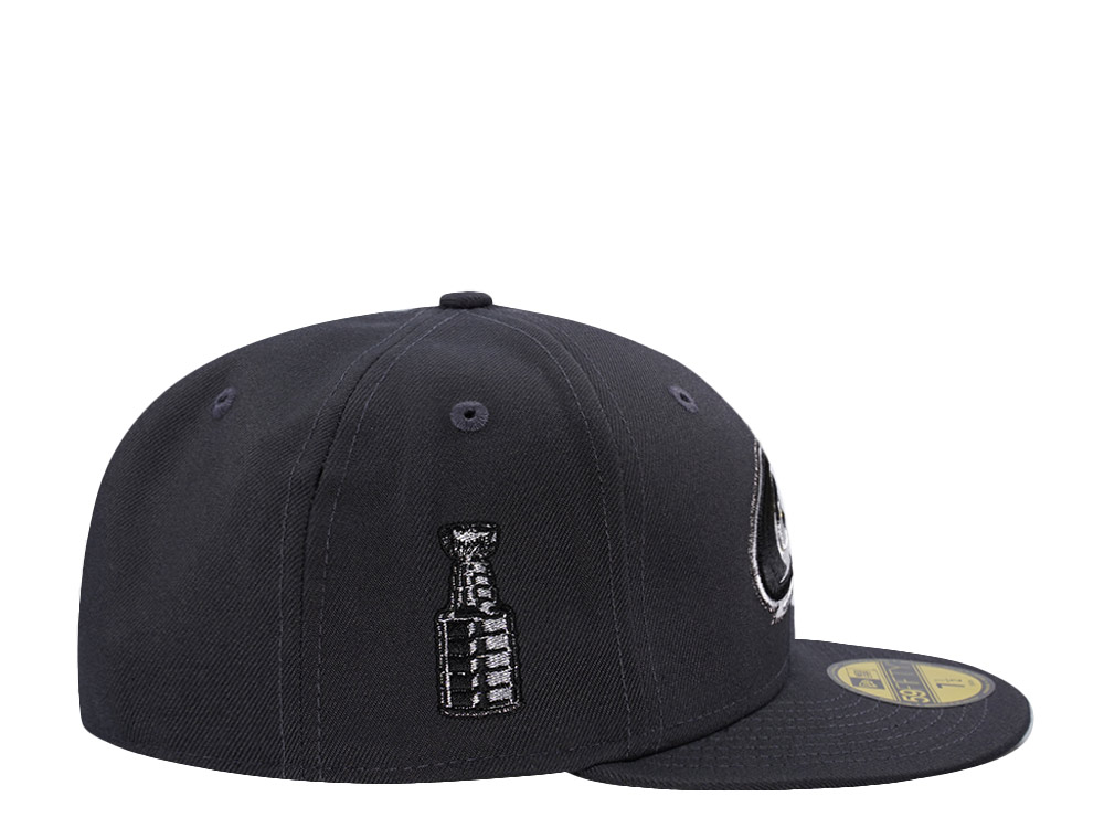New Era Carolina Hurricanes Stanley Cup Metallic Anthracite Prime Edition 59Fifty Fitted Gorra