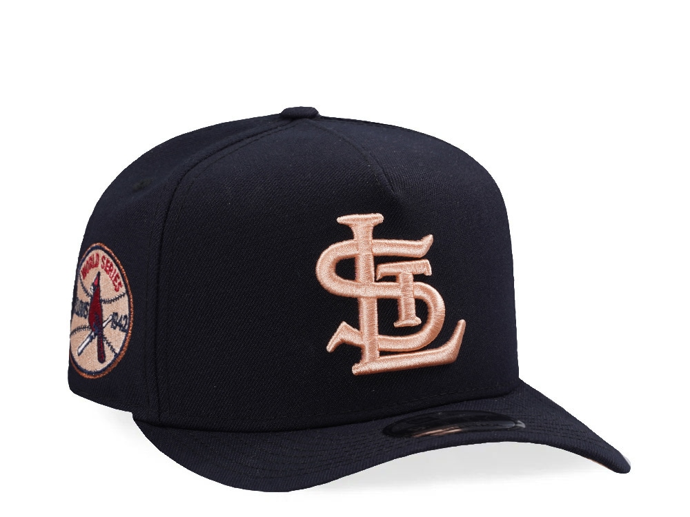 New Era St. Louis Cardinals World Series 1942 Navy Prime Edition 9Fifty A Frame Snapback Gorra