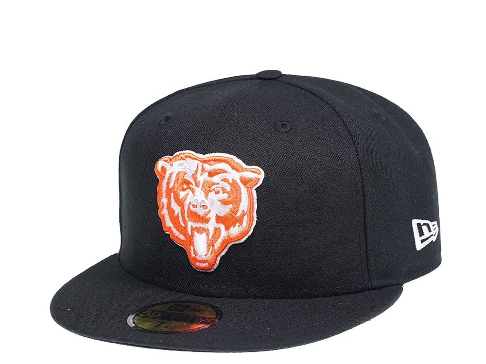 New Era Chicago Bears Black and Orange 59Fifty Fitted Gorra