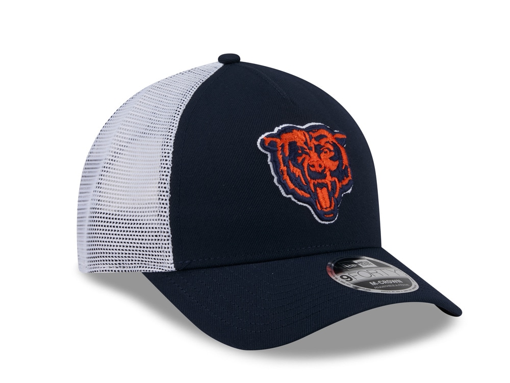 New Era Chicago Bears Official Team Color Edition 9Forty M Crown A Frame Trucker Snapback Gorra