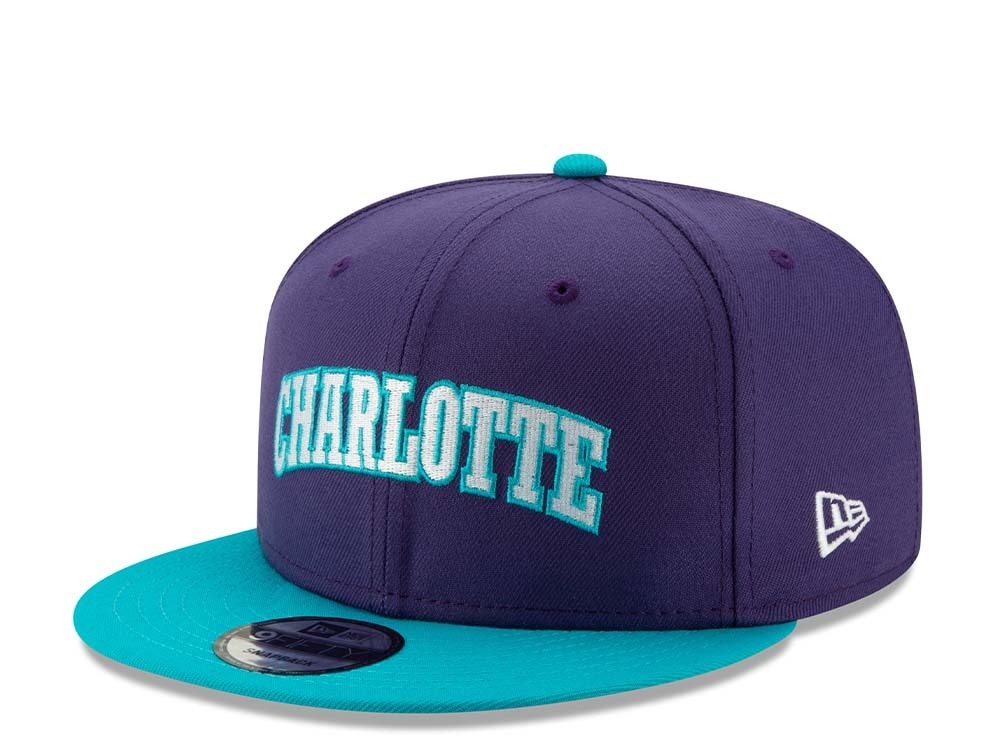 New Era Charlotte Hornets Script Hardwood Classic 9Fifty Snapback Gorra