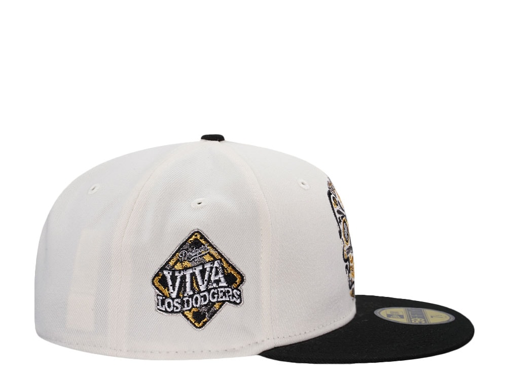 New Era Los Angeles Dodgers Viva Los Dodgers Skull Chrome Two Tone Edition 59Fifty Fitted Gorra