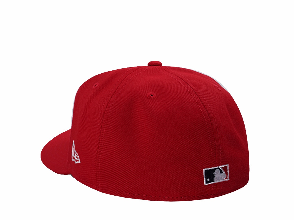 New Era Anaheim Angels All Star Game 2010 Scarlet Red Prime Edition 59Fifty Pre Curved Fitted Gorra