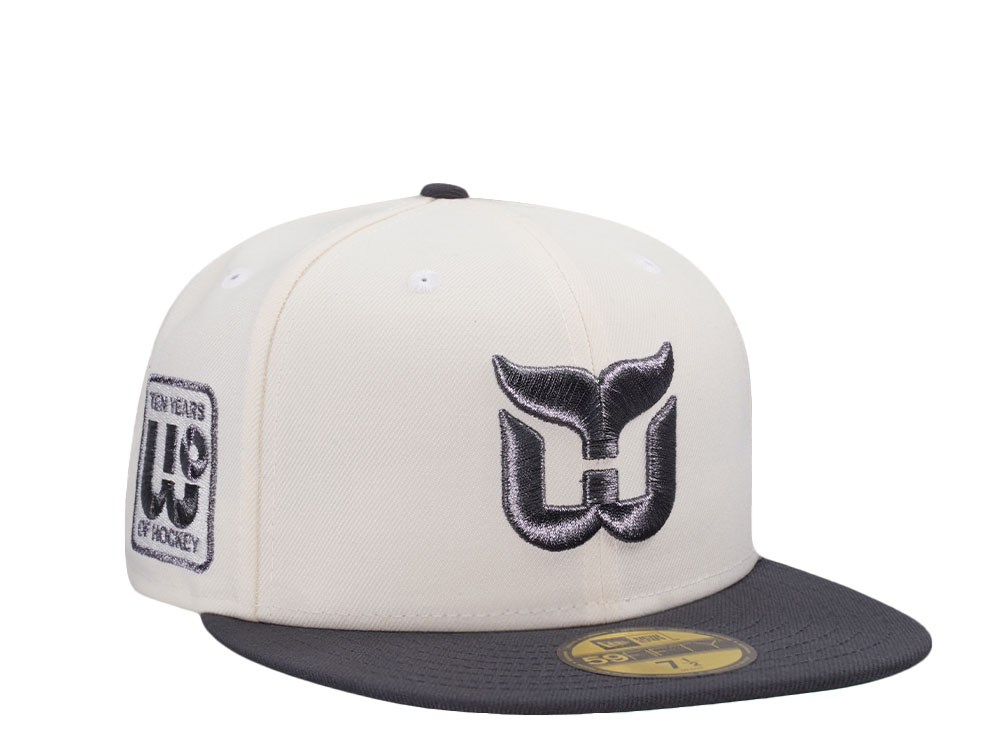New Era Hartford Whalers 10th Anniversary Chrome Two Tone Edition 59Fifty Fitted Gorra
