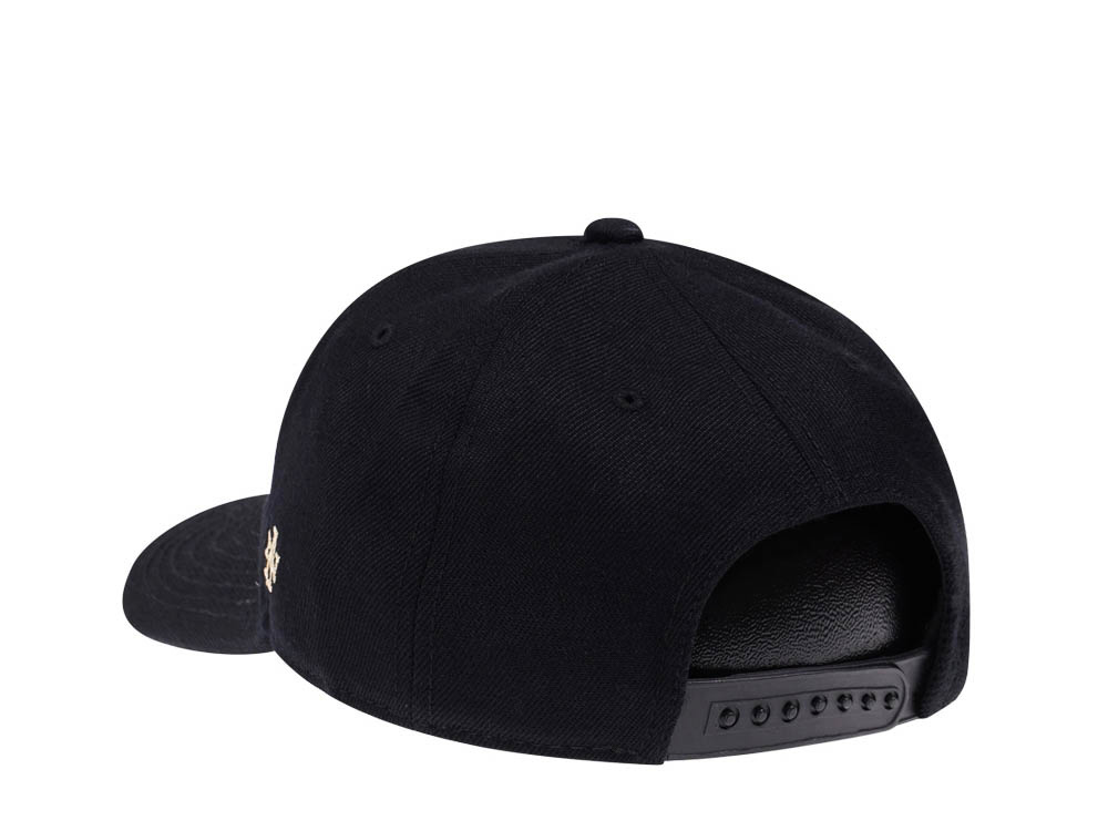American Needle Yellowstone National Park Happy Fisherman Black Snapback Gorra