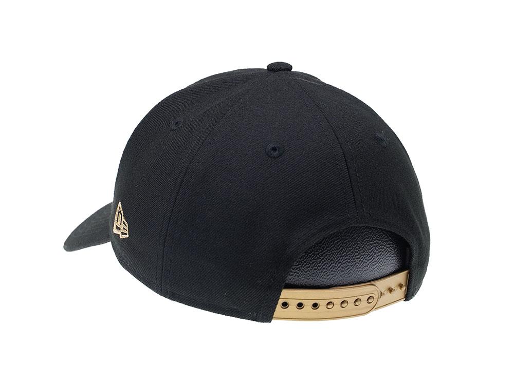 NEW ERA NEW ORLEANS SAINTS CURVED BLACK EDITON 9FORTY SNAPBACK CAP