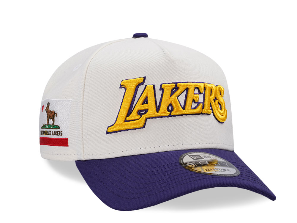 New Era Los Angeles Lakers Goat Two Tone Edition 9Forty A Frame Snapback Gorra